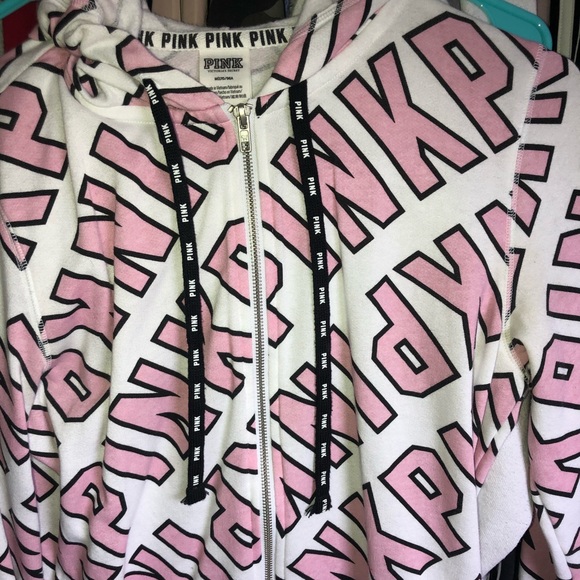 Pink Zip Up Sweater - Picture 4 of 4